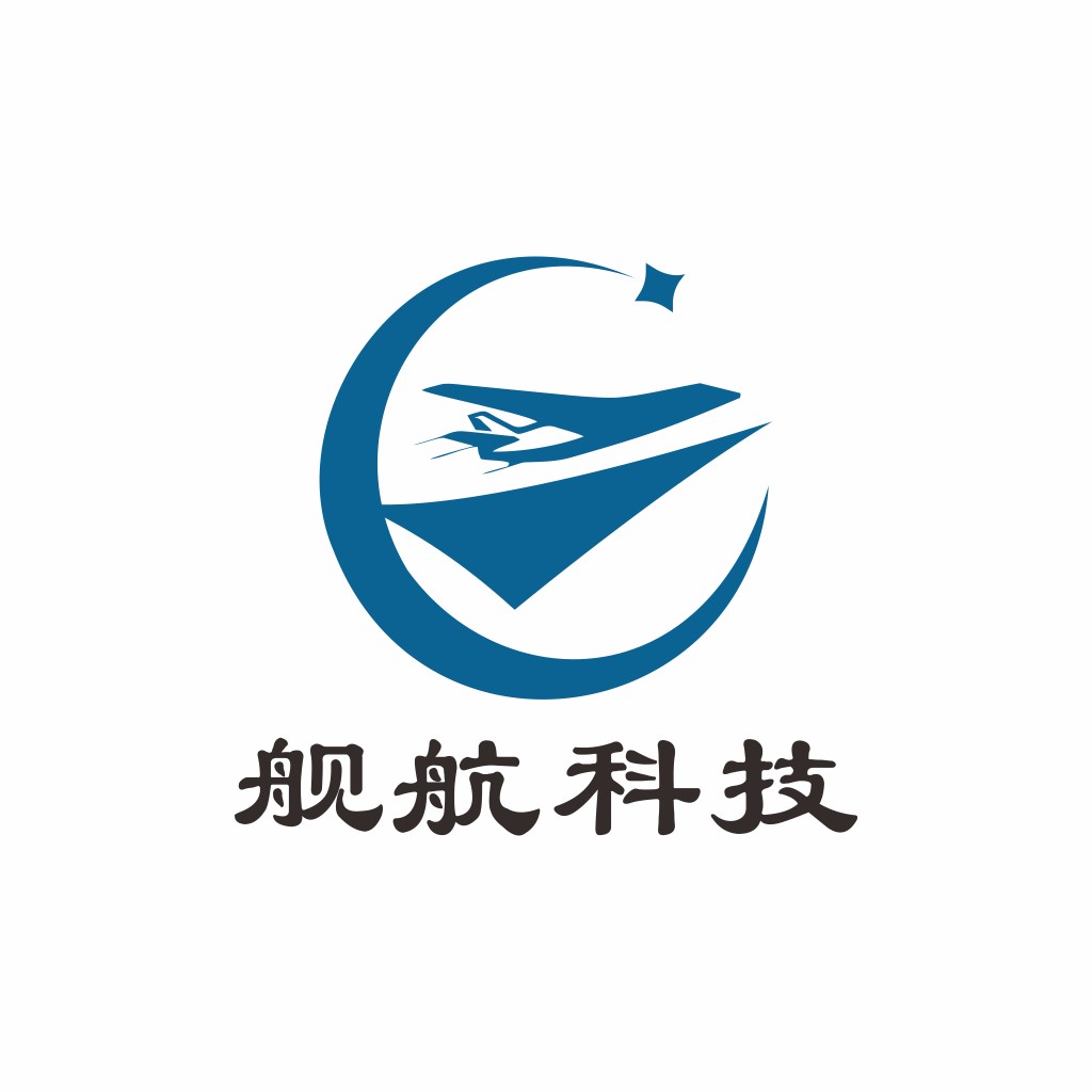 现代科技航空科技公司logo设计