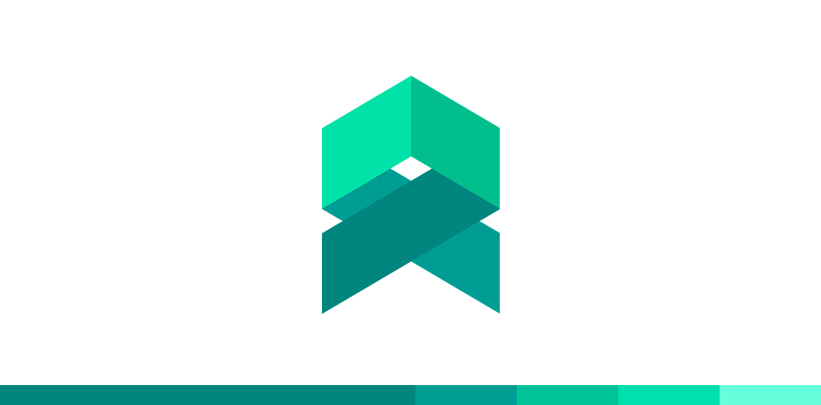 简约几何图形logo设计