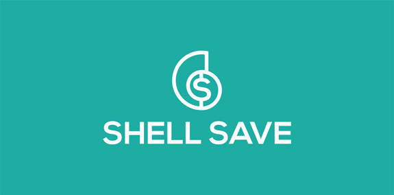 Shell Save Logo设计:简约货币符号