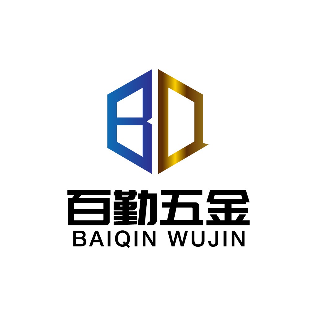 简洁现代的BD字母logo设计