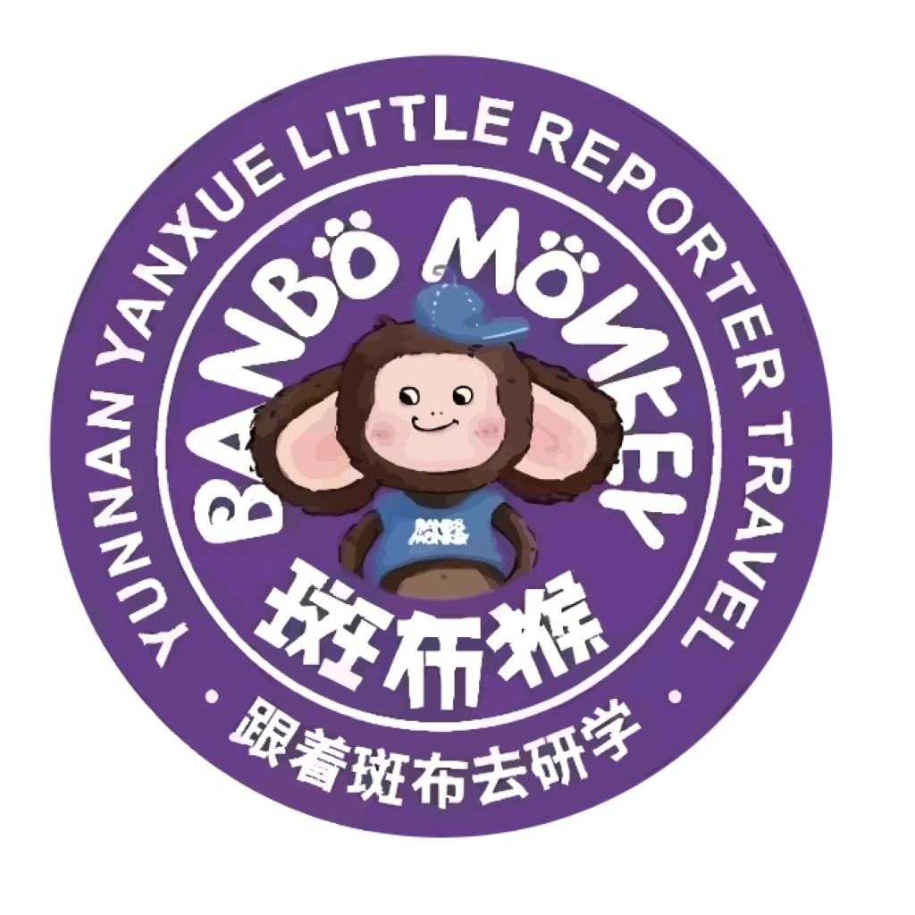 斑布猴旅行研学logo设计