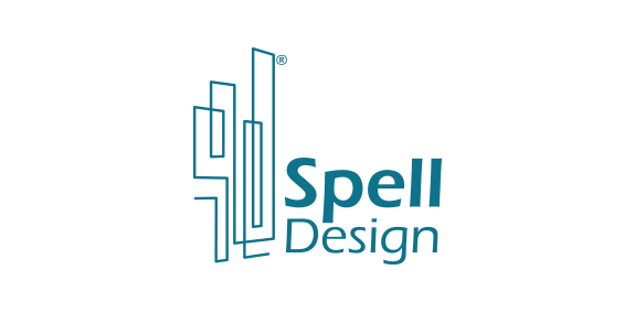 现代简约风格的Spell Design Logo设计