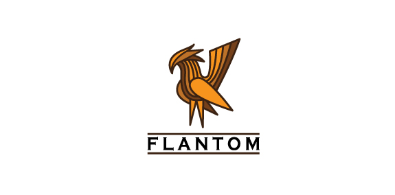飞翔的凤凰logo设计