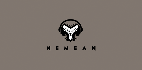Nemean logo设计：简约风格的动物头像标志