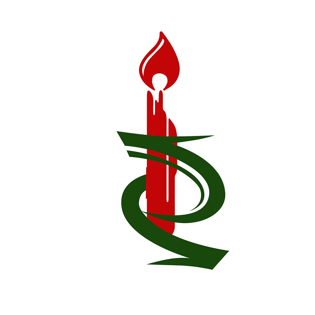 红色蜡烛logo设计