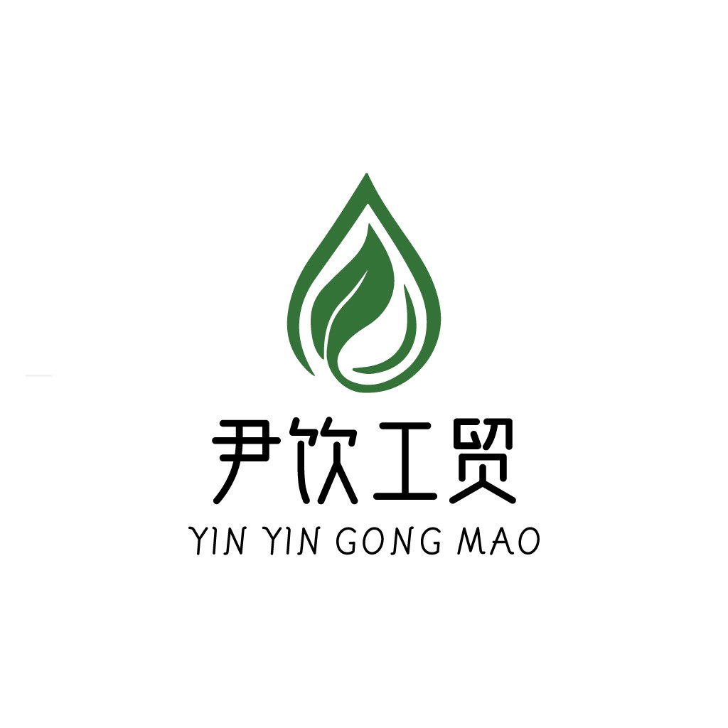 绿色水滴logo设计:清新自然品牌标识