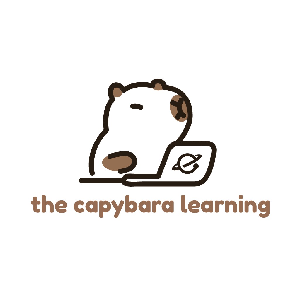可爱海狸学习教育logo设计