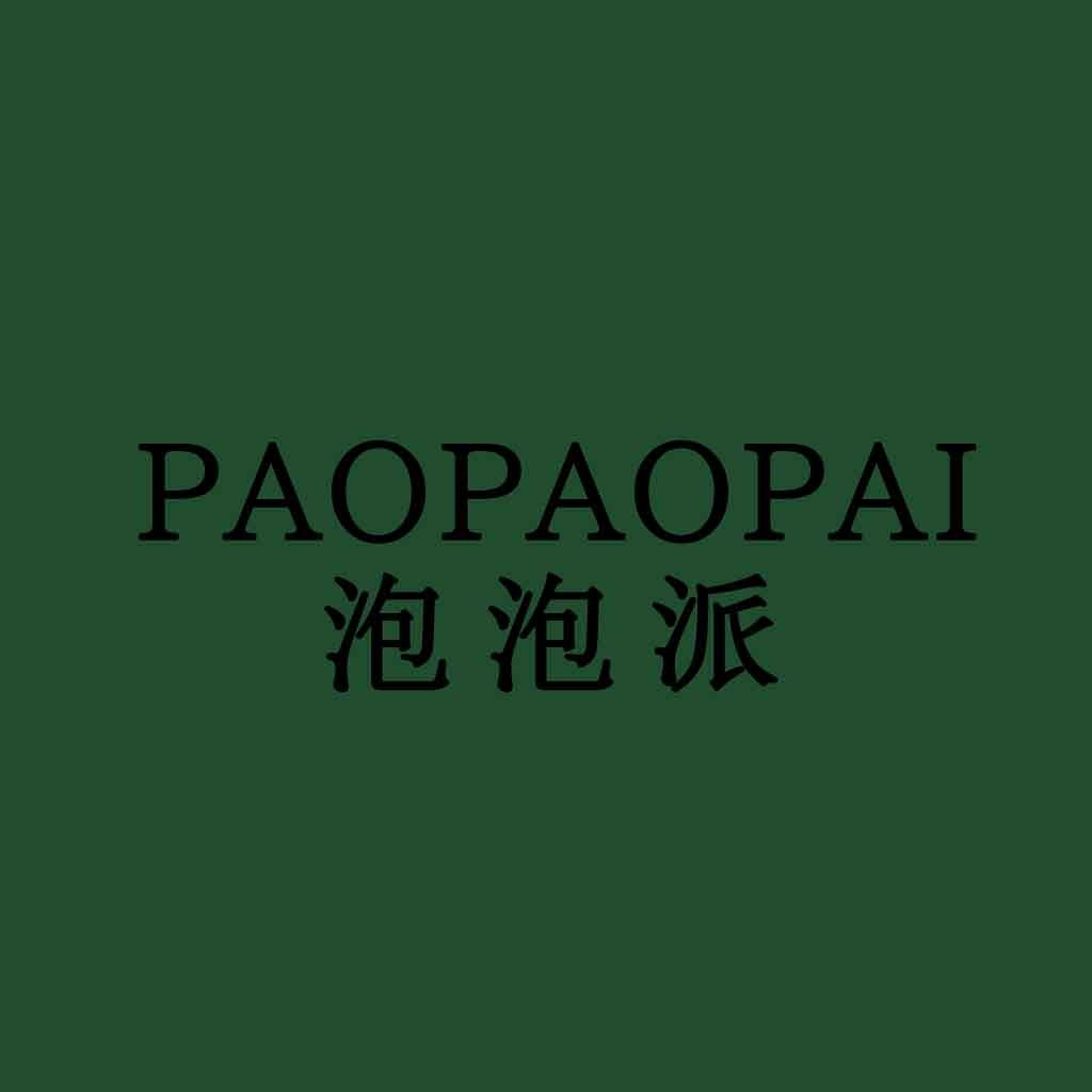 简约大气的PAOPAOPAOPAOPAI中文logo设计