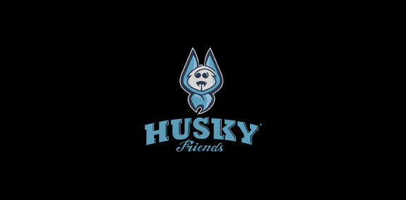 Husky Friends Logo设计