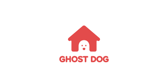 鬼魂狗logo设计:简约创意宠物品牌标识