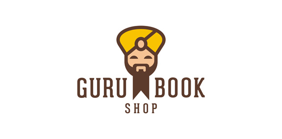 Guru Book Shop Logo设计