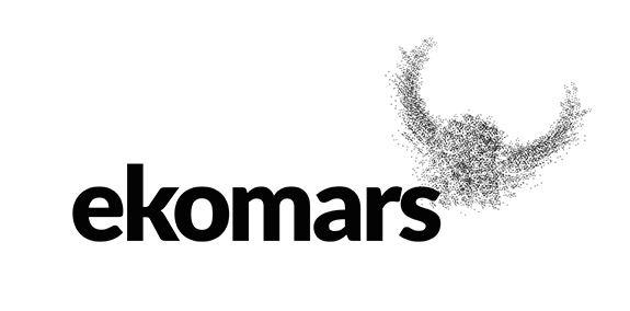 极简风格的ekomars logo设计