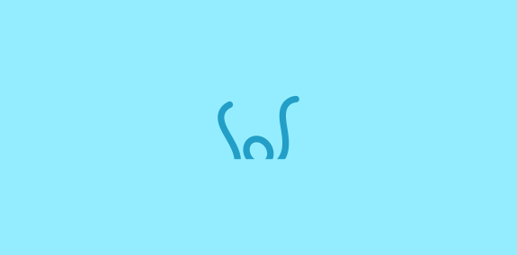 简约猫耳朵Logo设计