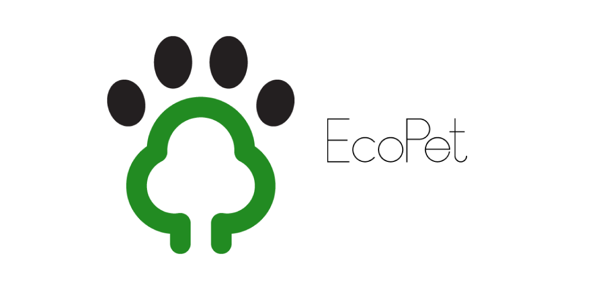 EcoPet宠物环保logo设计