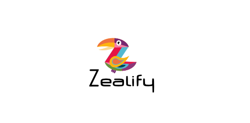 创意鸟类logo设计：Zealify