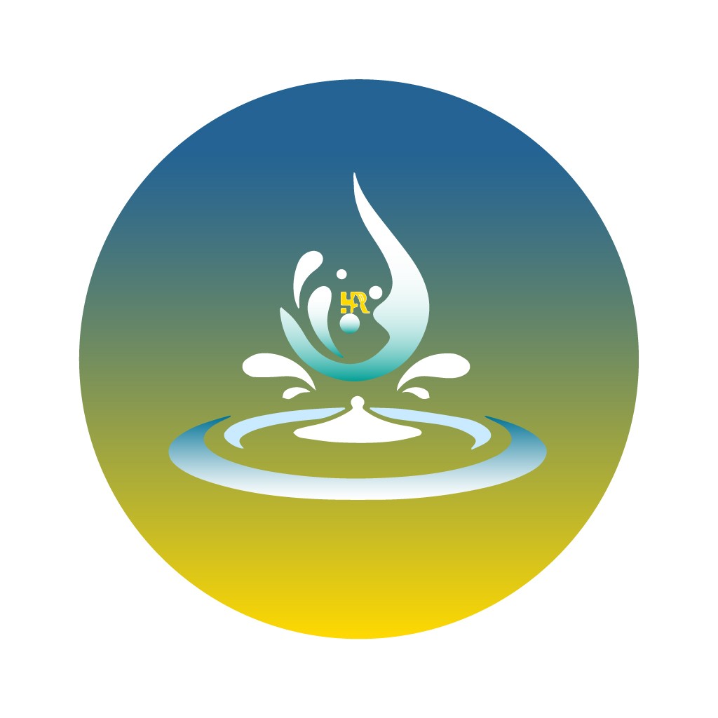 水滴与火焰结合的logo设计