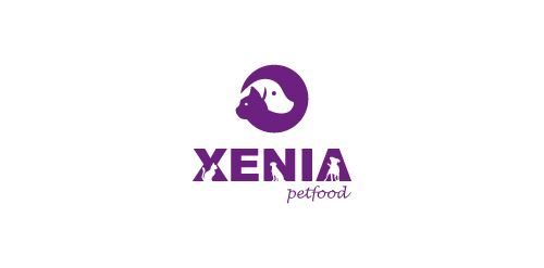 宠物食品品牌XENIA logo设计