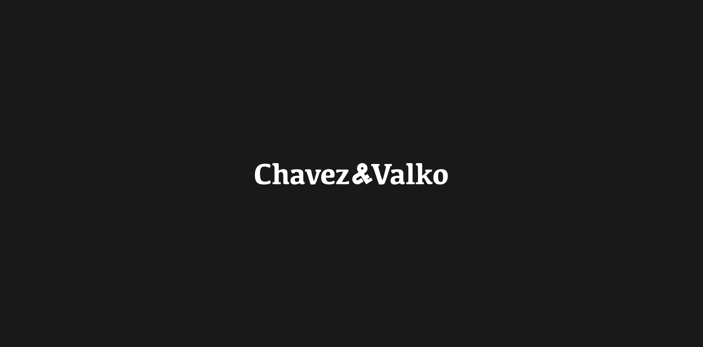简约现代风格Chavez&Valko logo设计