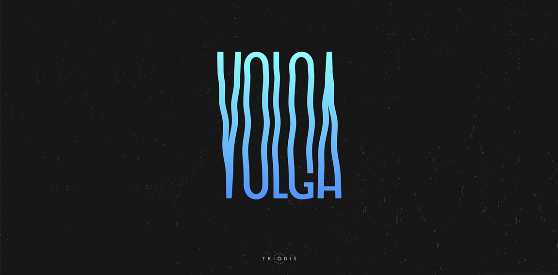 简约渐变字母Logo设计