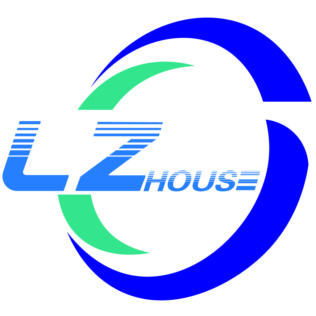 LZ House Logo设计 - 现代简约风格
