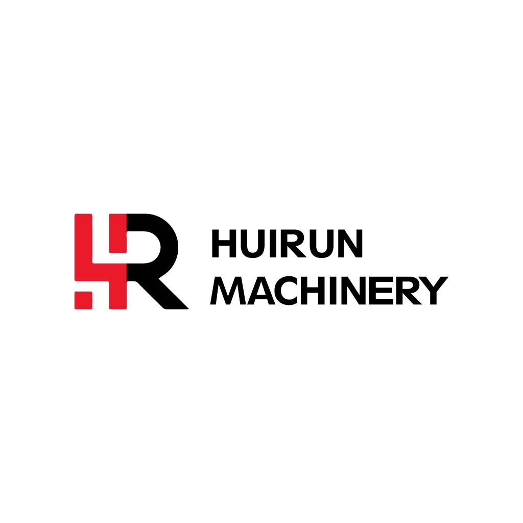 HR Machinery Logo设计：现代简约工业风