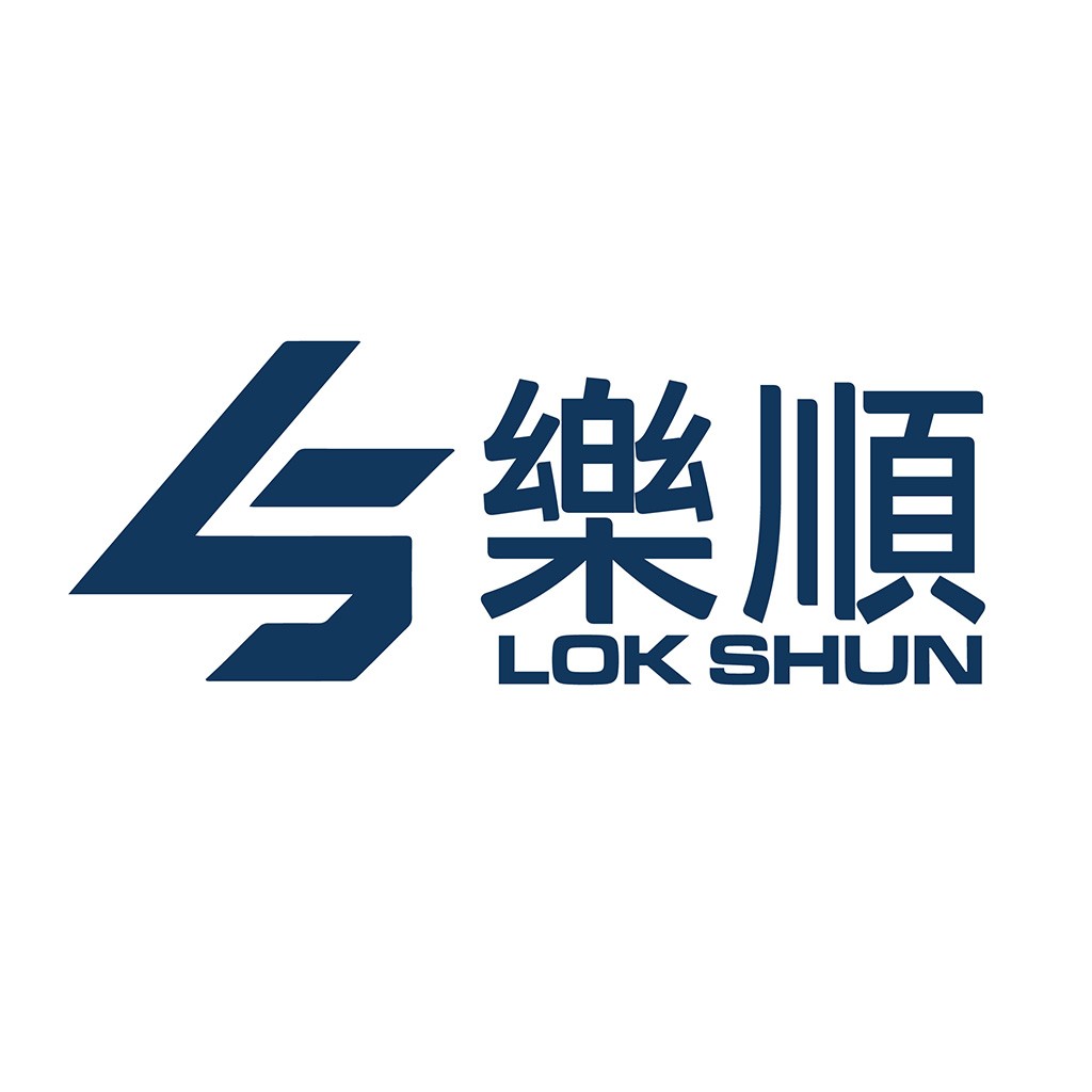 LOKSHUN Logo设计：现代简洁企业标识