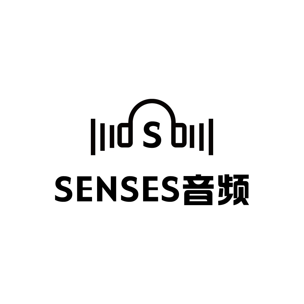 简约线条感音频logo设计