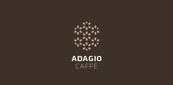 简约咖啡豆Logo设计