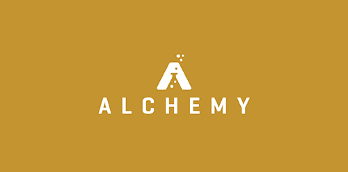 简约风格的Alchemychemy logo设计