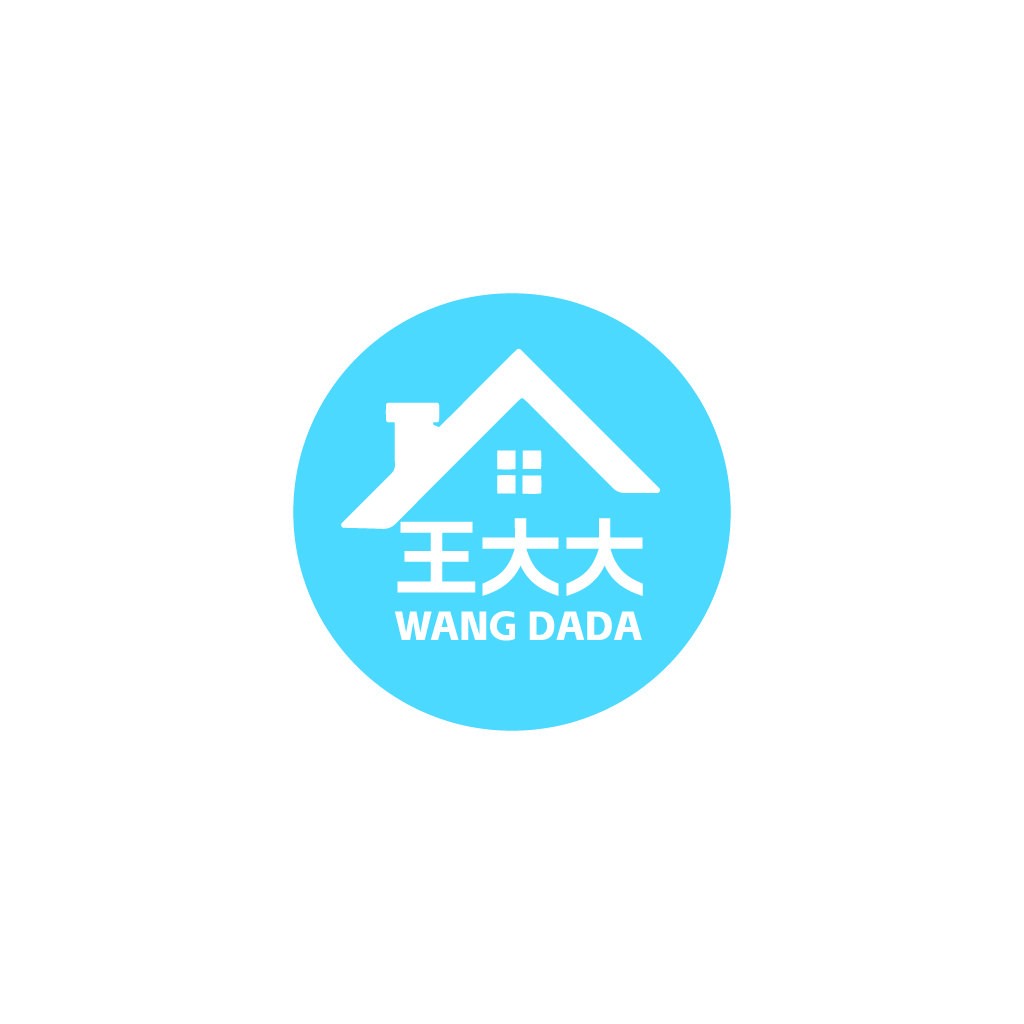 简约房屋logo设计：王大大