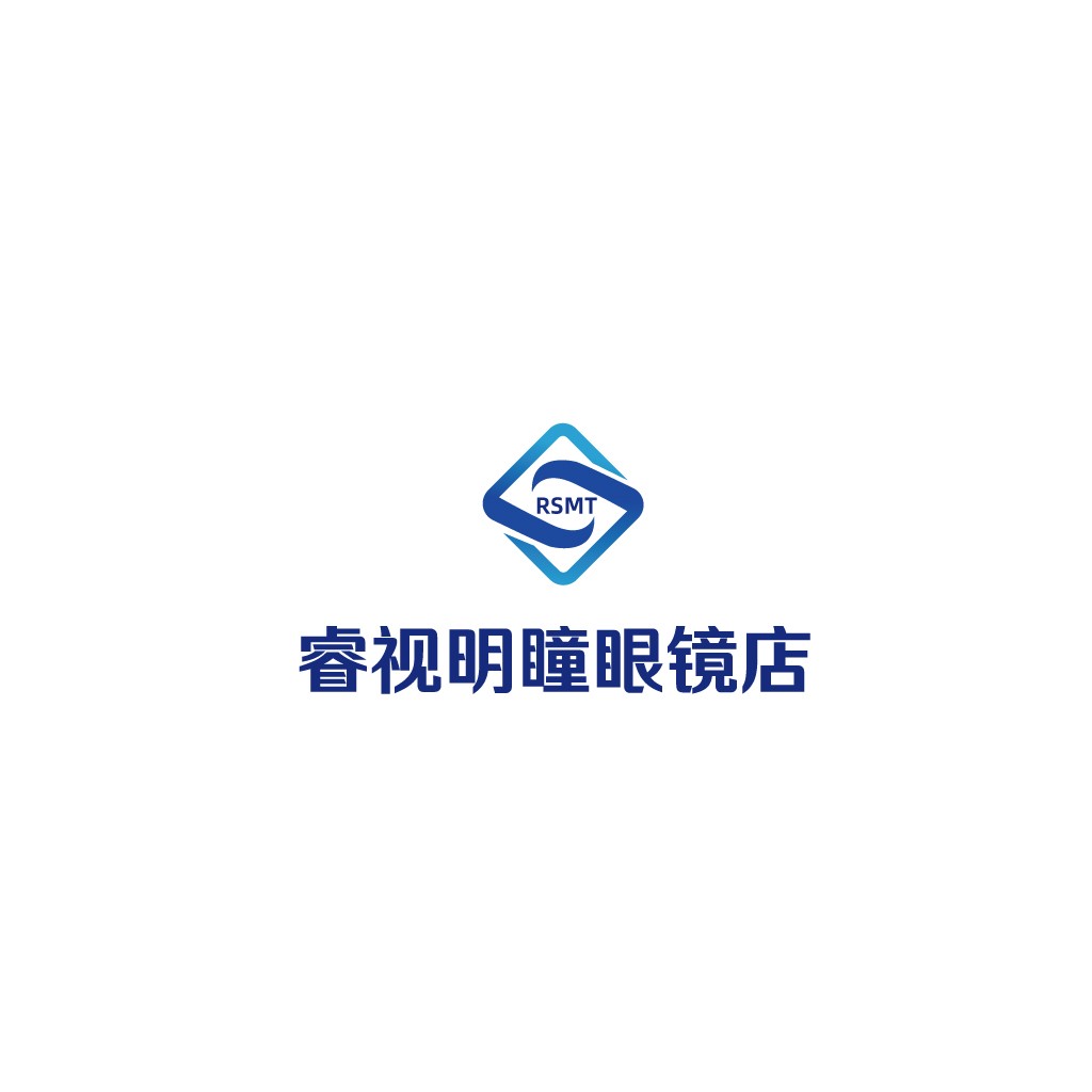 睿视明瞳眼镜店logo设计