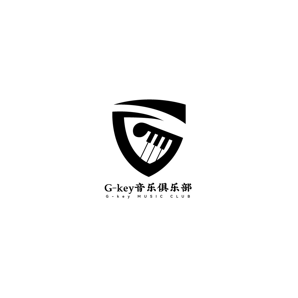 简约音乐俱乐部logo设计