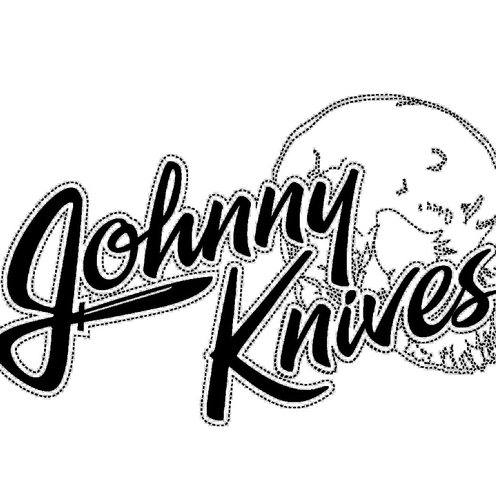 Johnny Knives logo设计：独特手写风格与艺术感