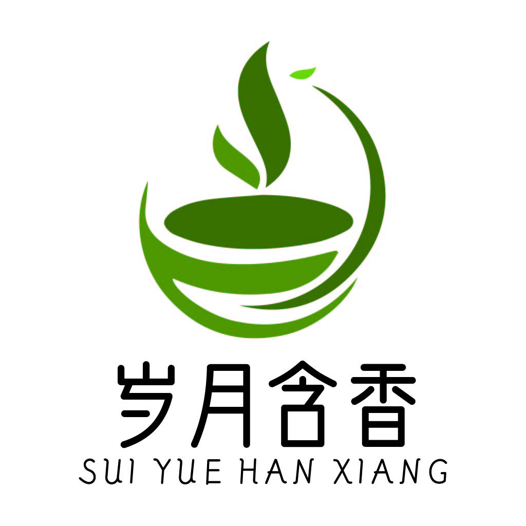 绿色茶杯logo设计