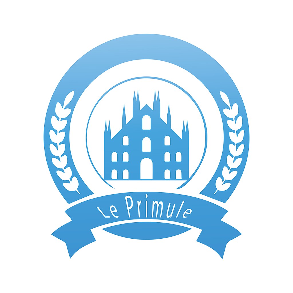 Le Primule logo设计：优雅建筑与橄榄枝的结合