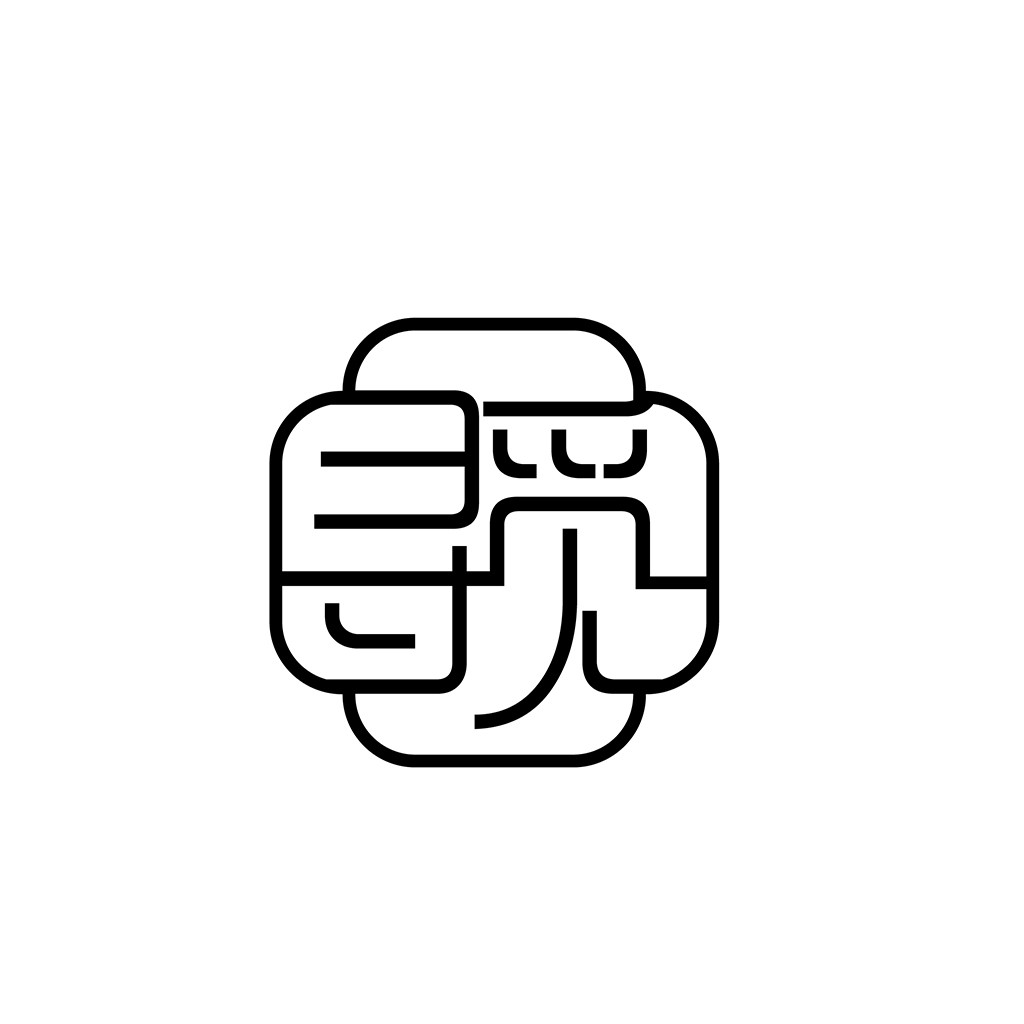 简约线条艺术logo设计
