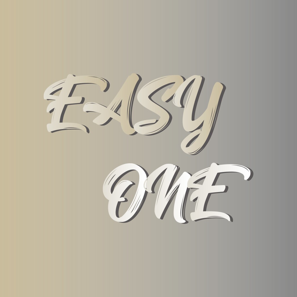 简约风手写体Easy One Logo设计