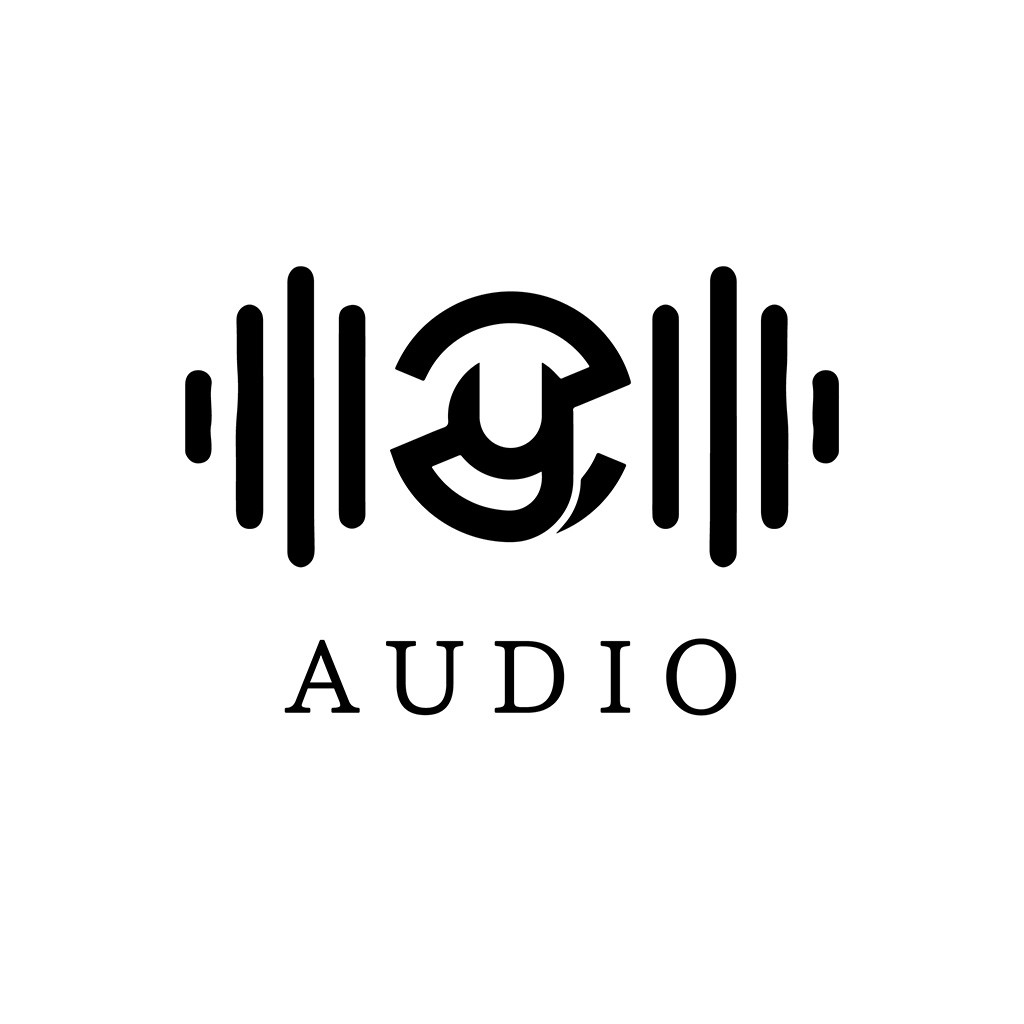 简约音频品牌logo设计