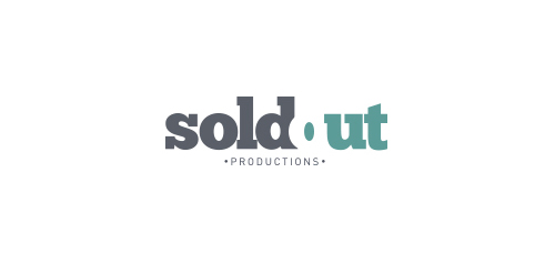 简约现代风格的sold out logo设计