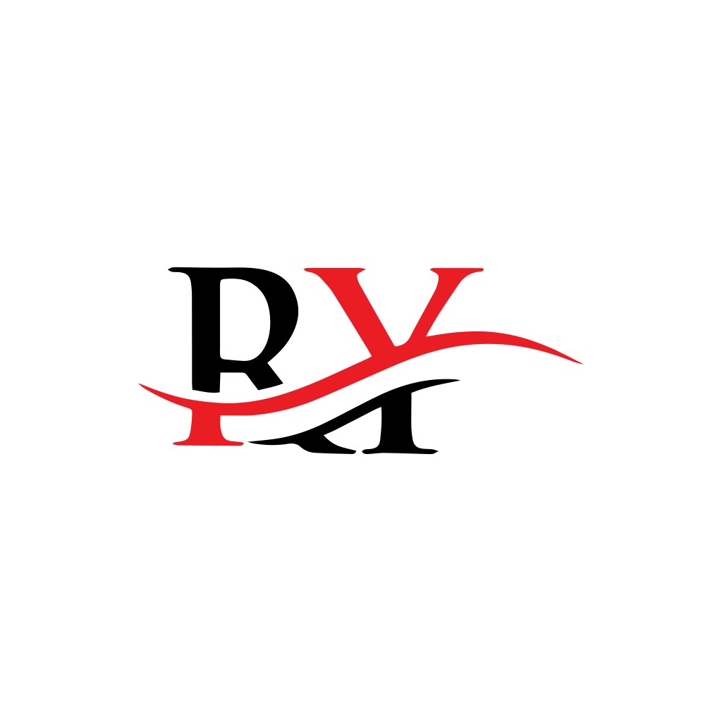 简洁现代RX字母logo设计