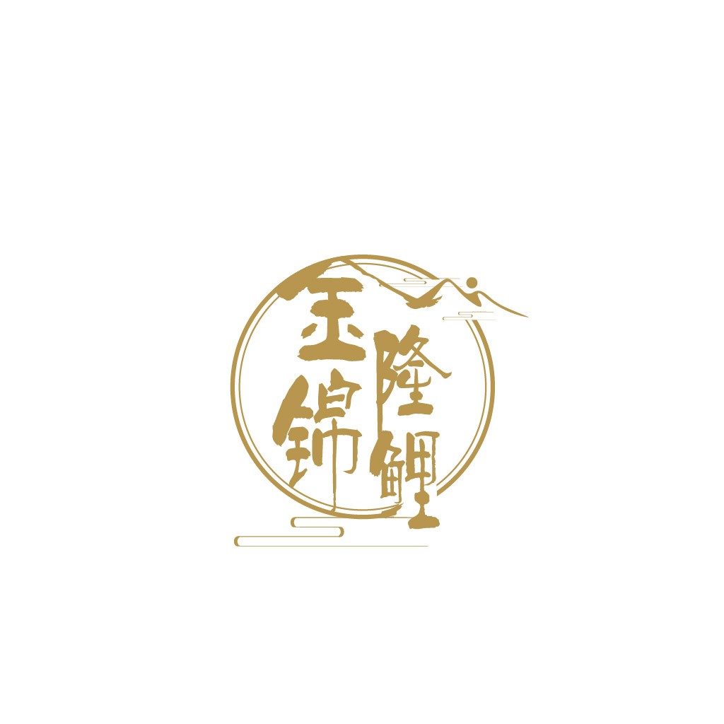传统山水风logo设计