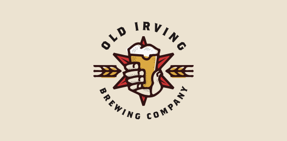 Old Irving Brewing Company Logo Design