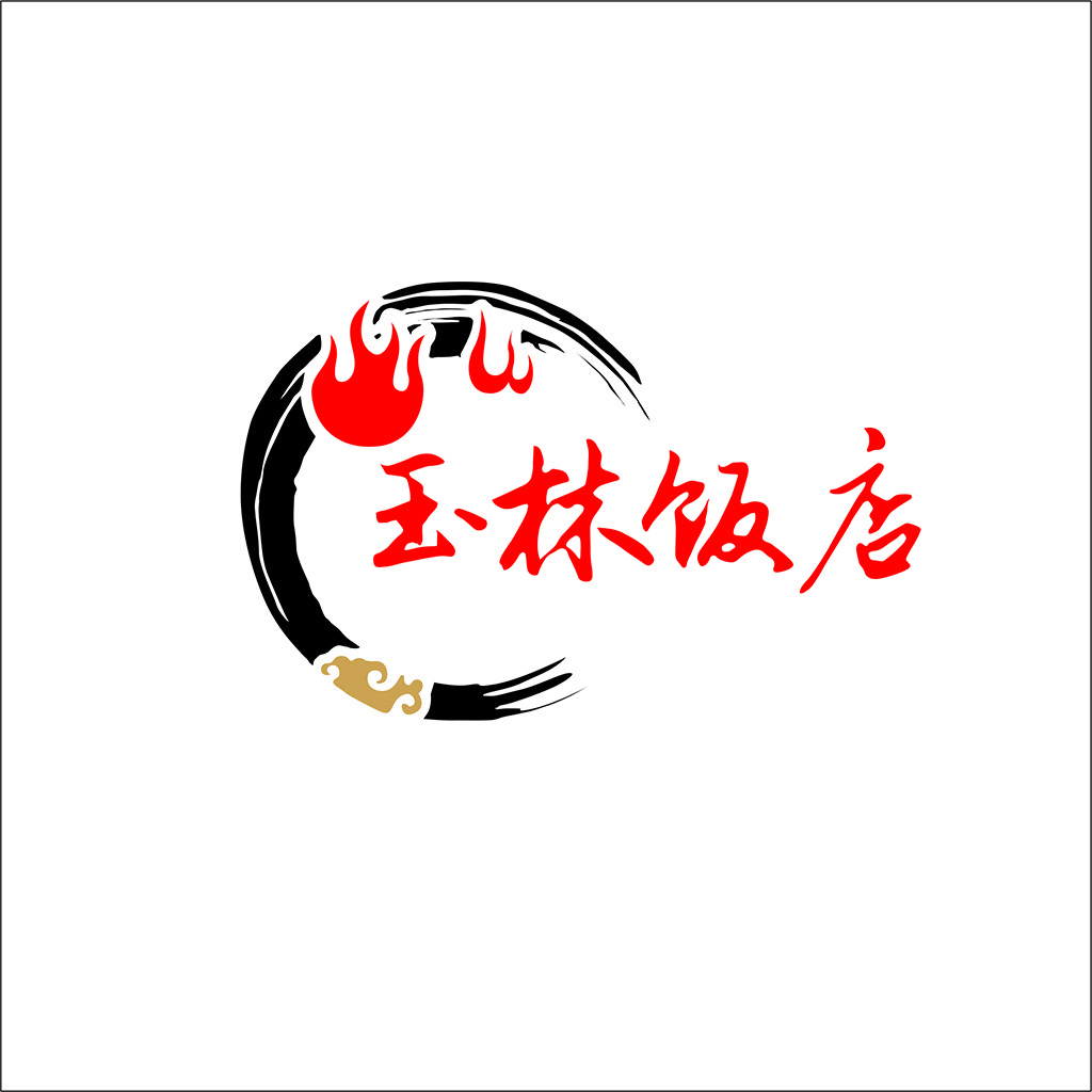 中国风餐厅logo设计
