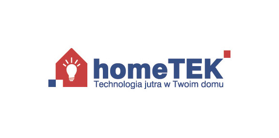 homeTEK logo设计:智能家居科技标识