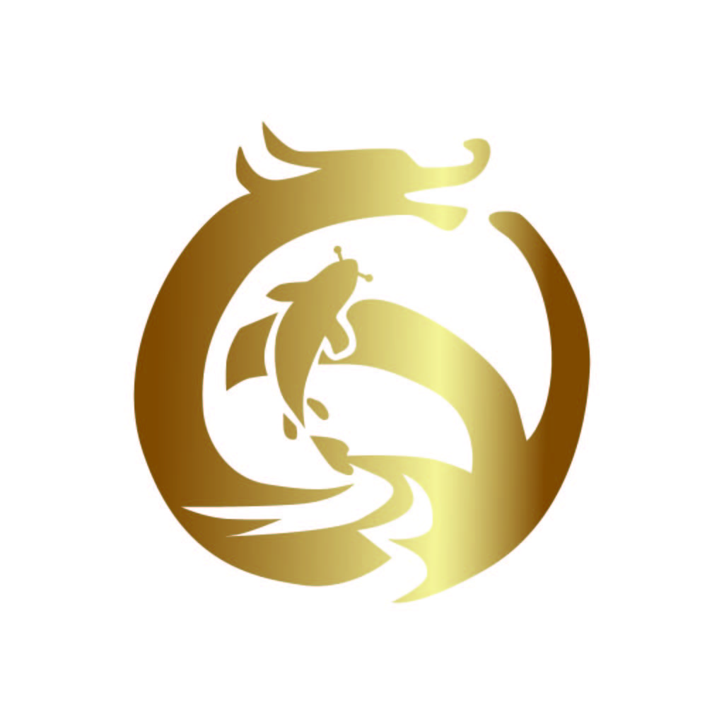 金色海豚标志设计