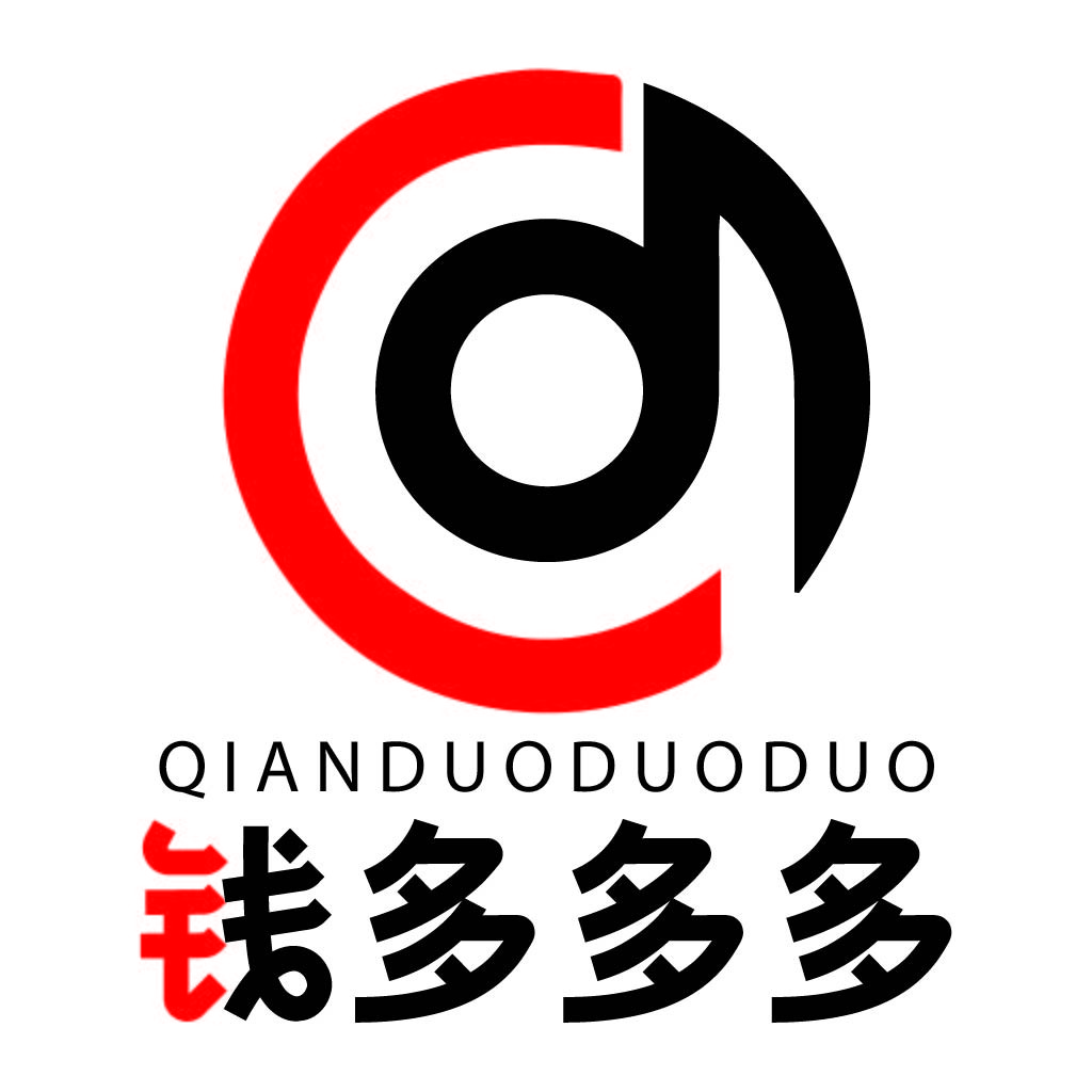 钱多多logo设计:简洁现代金融品牌标识