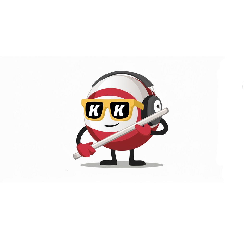 酷炫耳机卡通形象logo设计