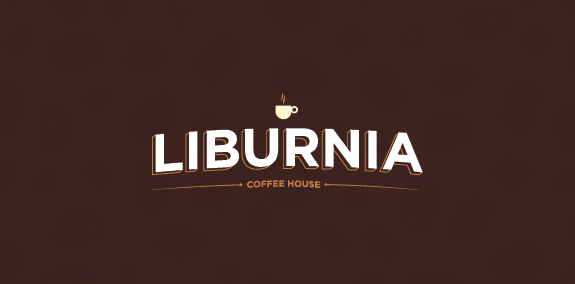 Liburnnia咖啡店logo设计