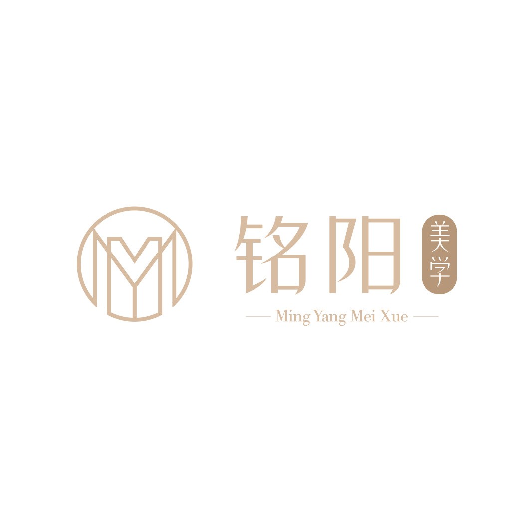 简约优雅的M形标志设计