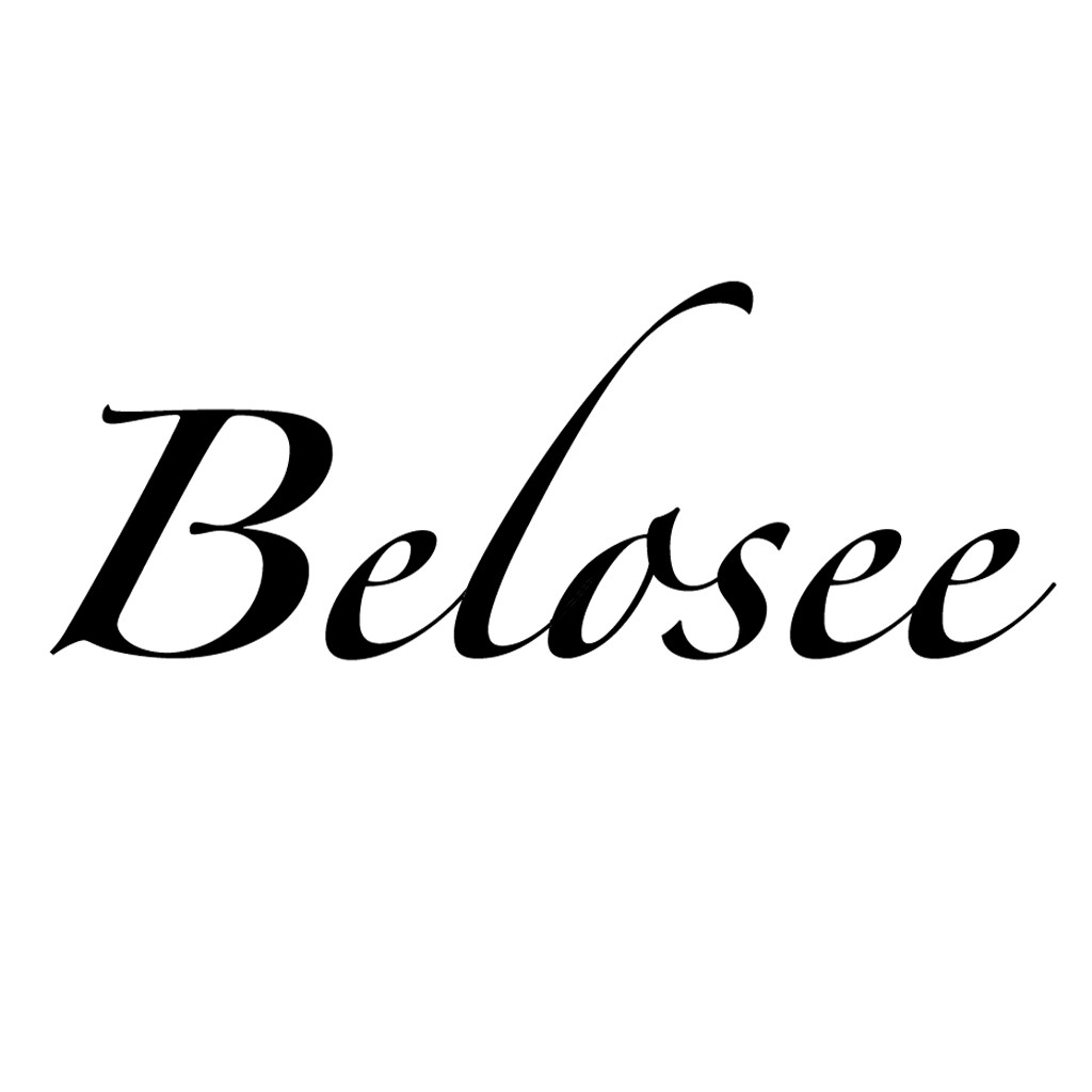 Belosee logo设计：优雅现代字体标识
